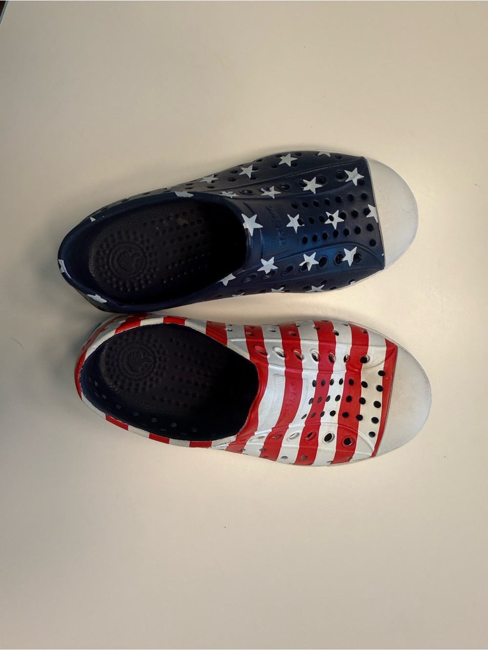 Native kids in American Flag Colors